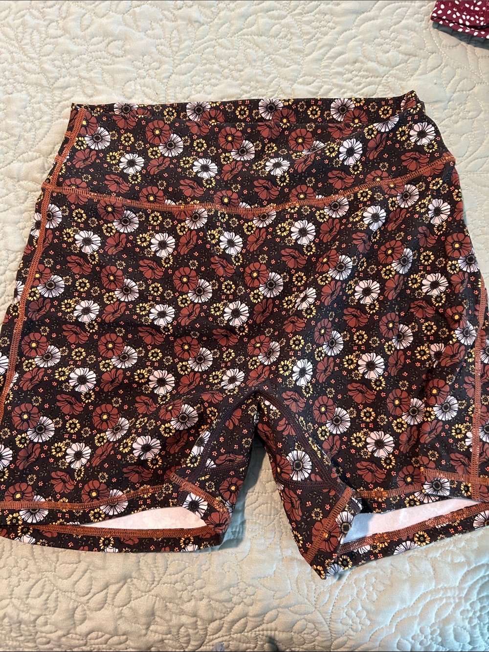 Buffbunny Legacy Short Brown Petal Print